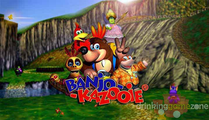 Banjo Kazooie Drinking Game