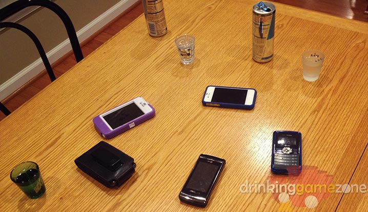 Cell Phone Roulette Drinking Game