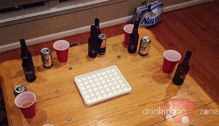 Icetray Quarters Drinking Game
