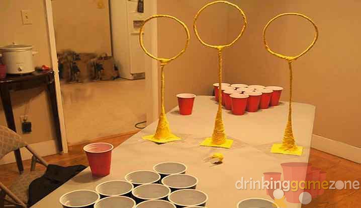 Quidditch Pong Drinking Game